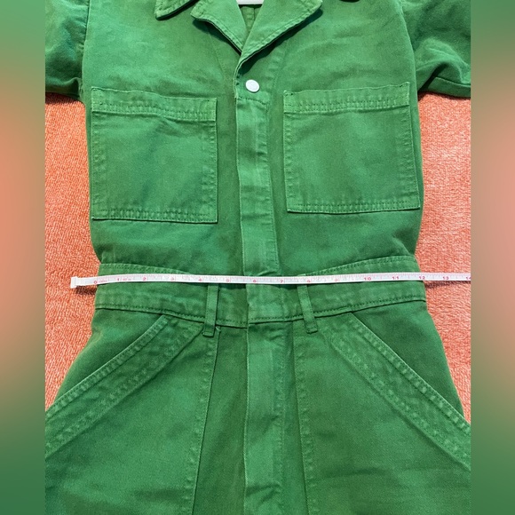 Big Bud Press SS Jumpsuit, XS Petite, Green - Picture 3 of 7